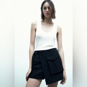 BNWT Zara cargo mini skirt (sz XS)
